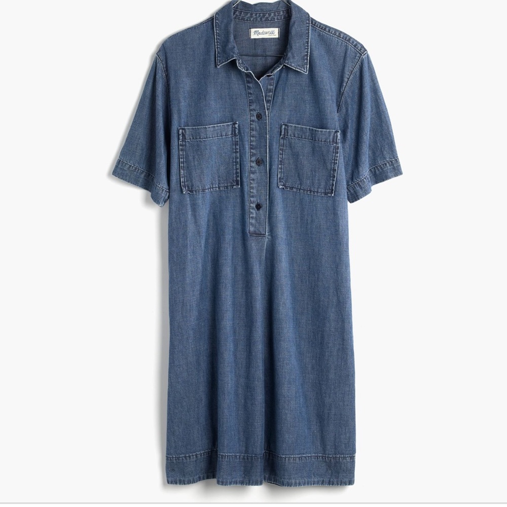 Denim Popover Dress